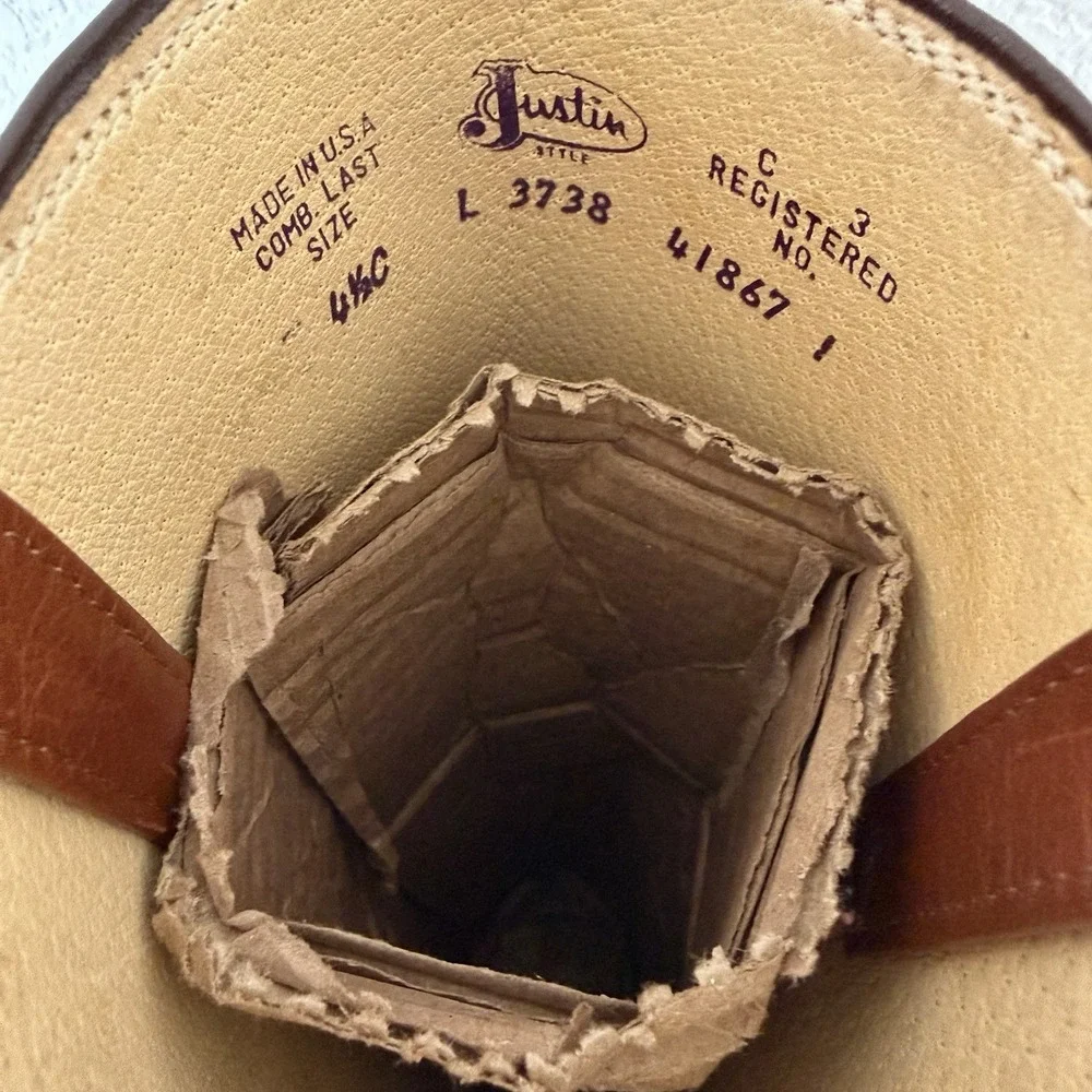 Justin Boots good vintage